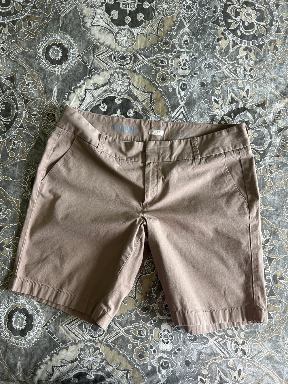 J. Crew Taupe Chino Bermuda Shorts